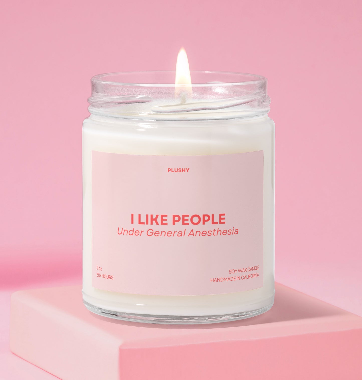 I Like People Under General Anesthesia Professions Candle