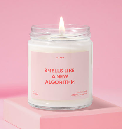 Smells Like a New Algorithm Professions Candle